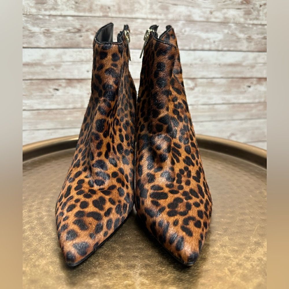 Mark Fischer LTD - Mellaly Ankle Booties Women’s 6.5M Brown Leopard Print NWOB - Picture 5 of 16